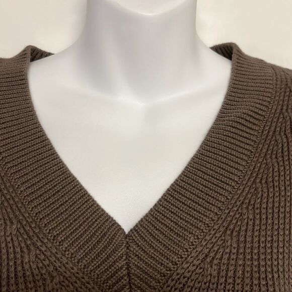 Athleta Repreve Teton V-neck Relaxed Sweater- Small - Picture 7 of 16